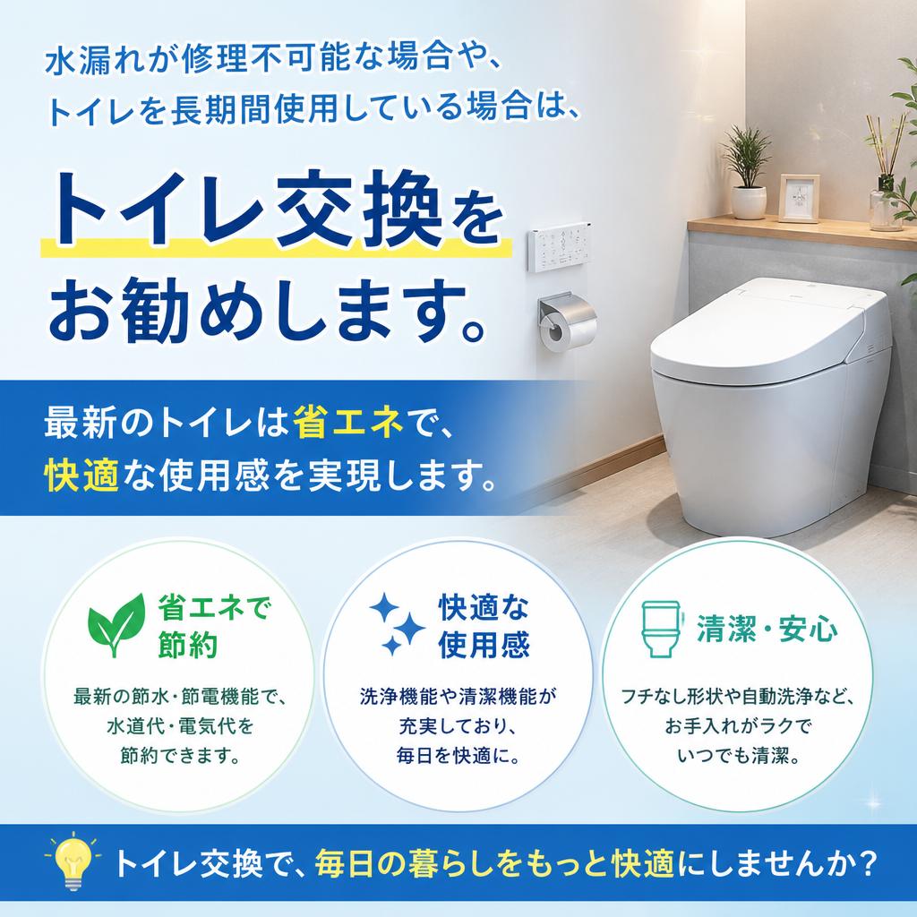 トイレ交換の必要性