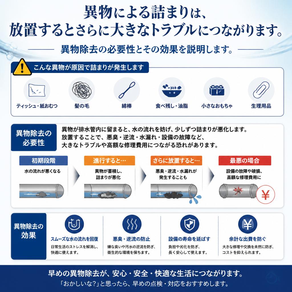 2. 異物除去の重要性