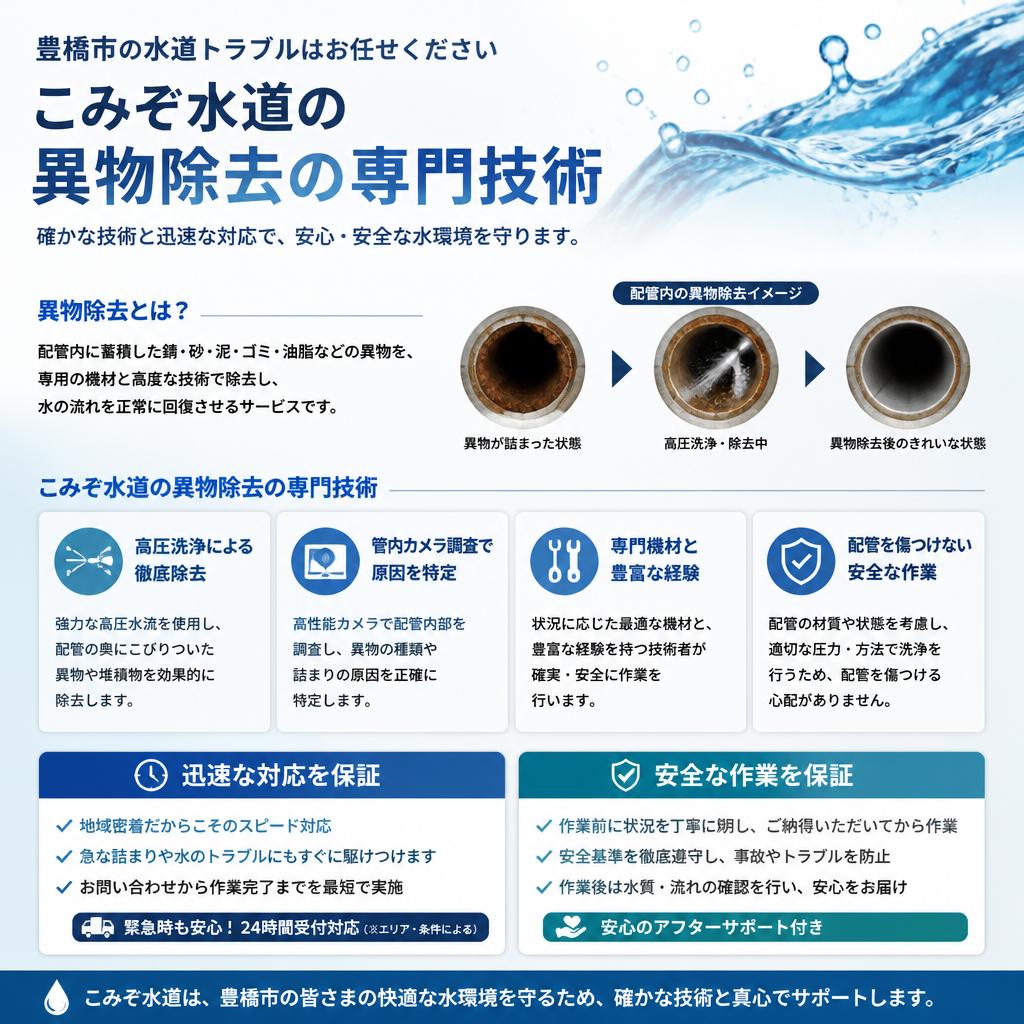 プロの異物除去サービス