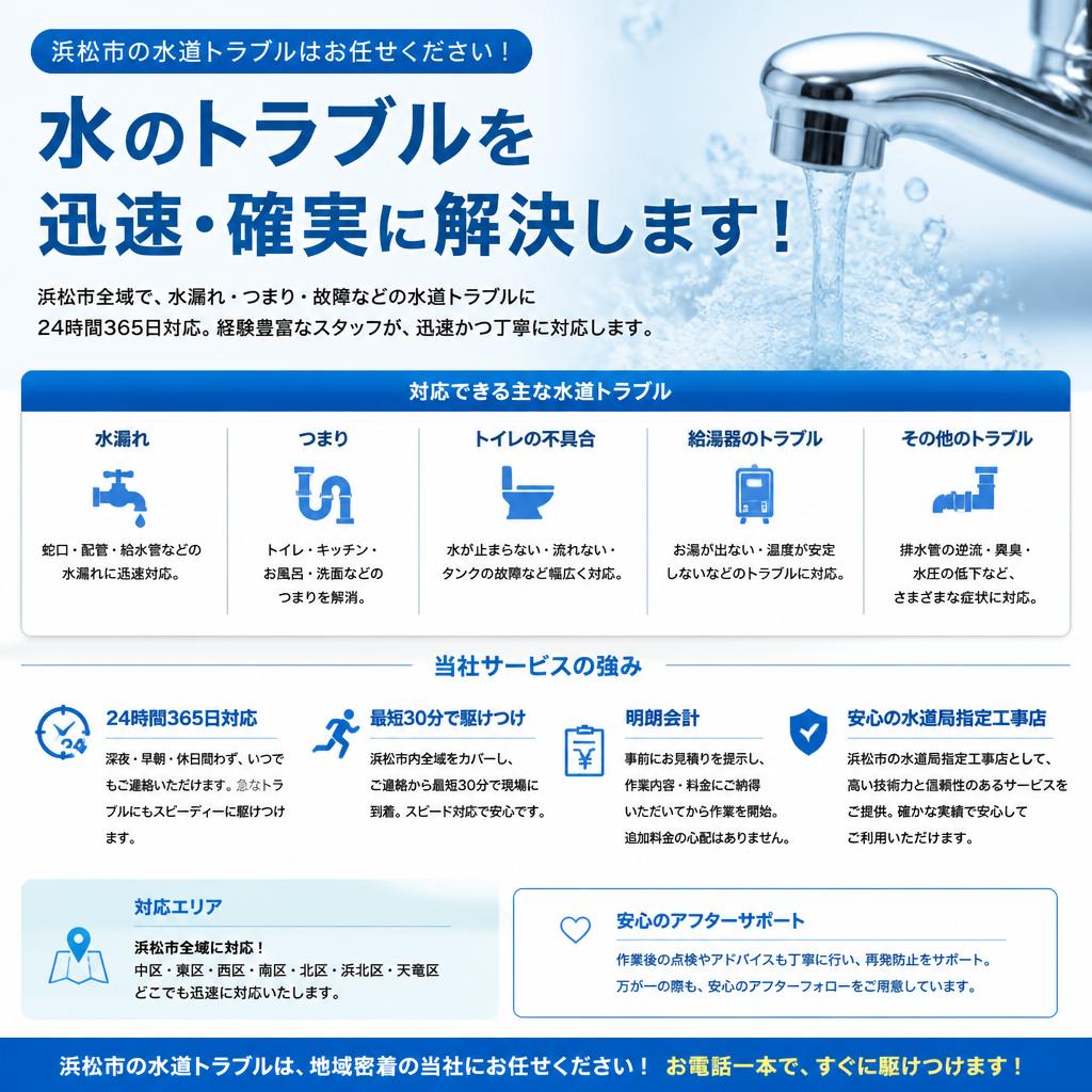 5. 浜松市の水道修理サービス