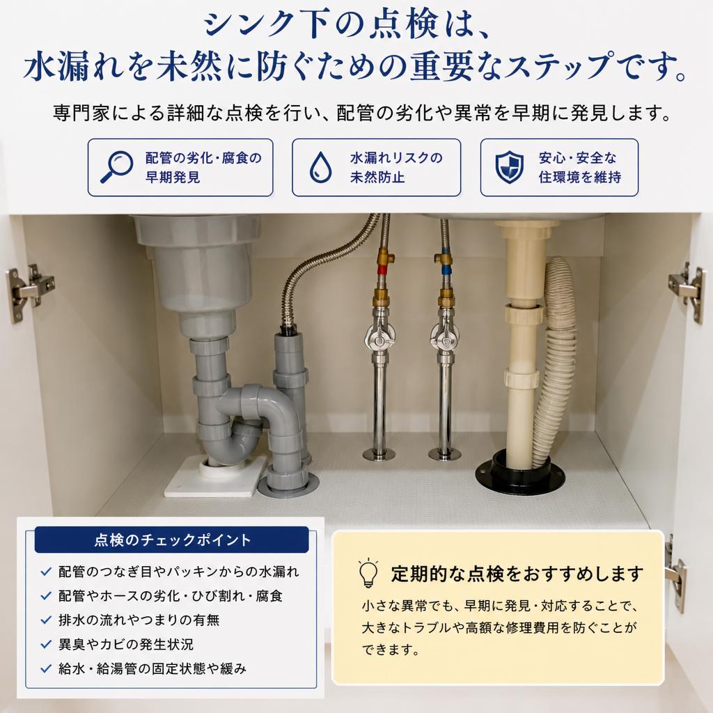 シンク下点検の重要性