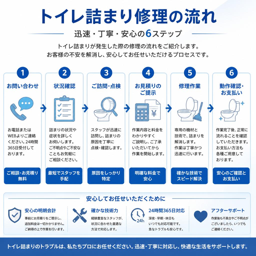具体的な修理の流れ