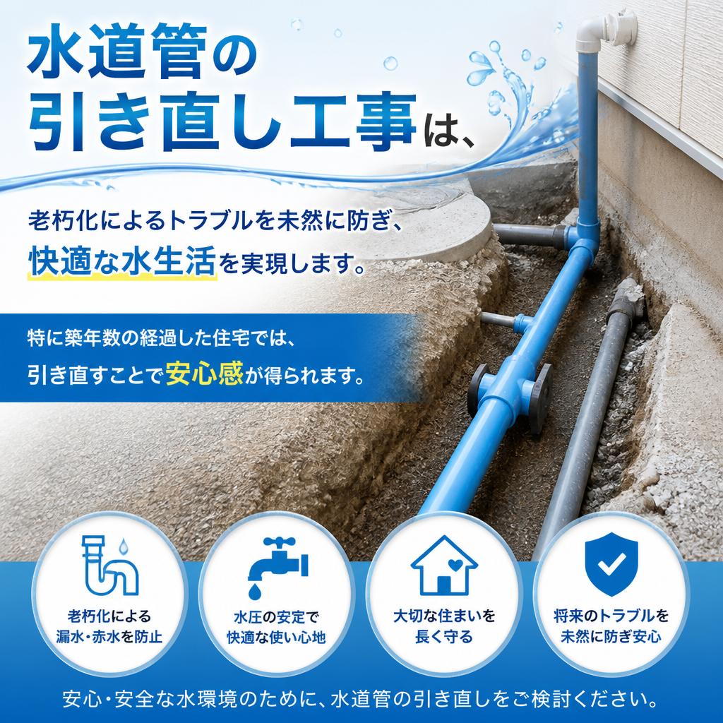 水道管の引き直し工事は必要？
