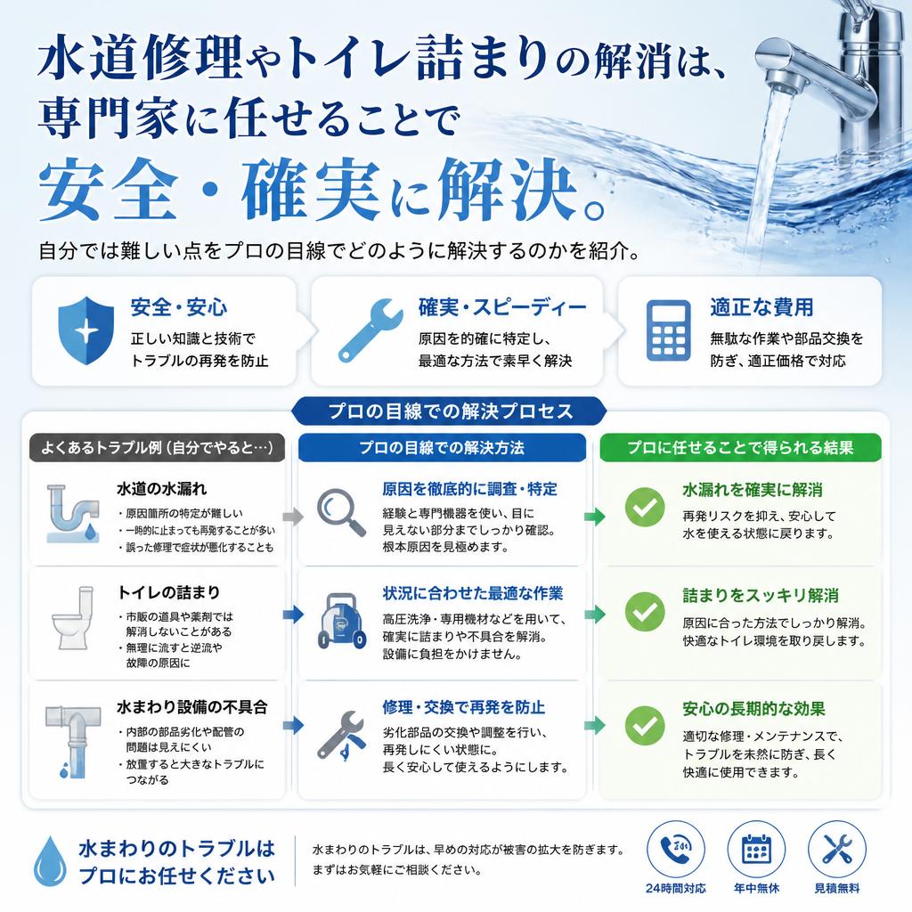 プロに依頼するメリット