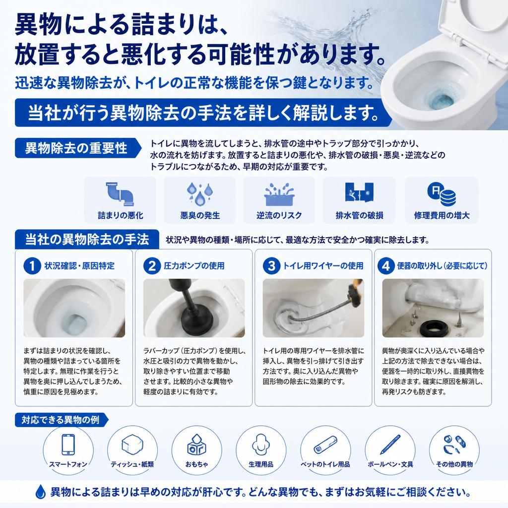 異物除去の重要性