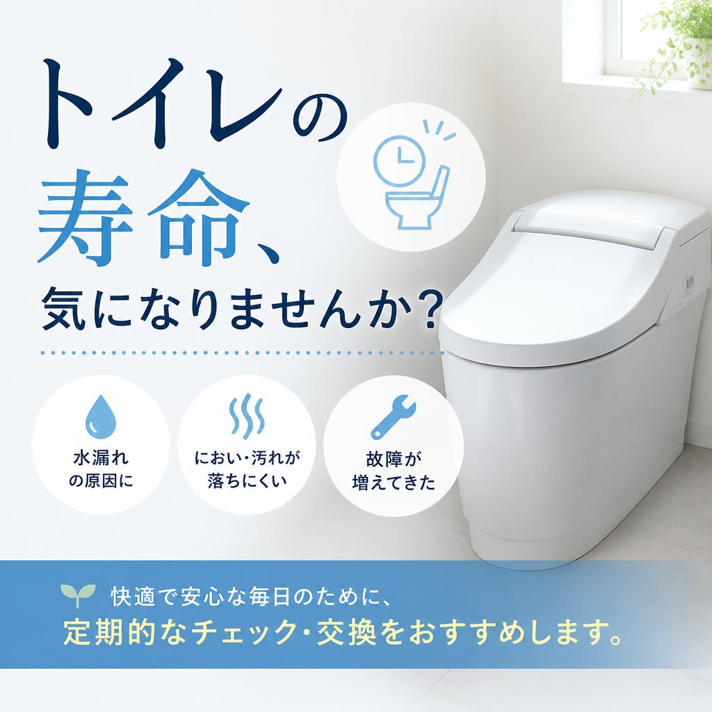 トイレの寿命、気になりませんか？