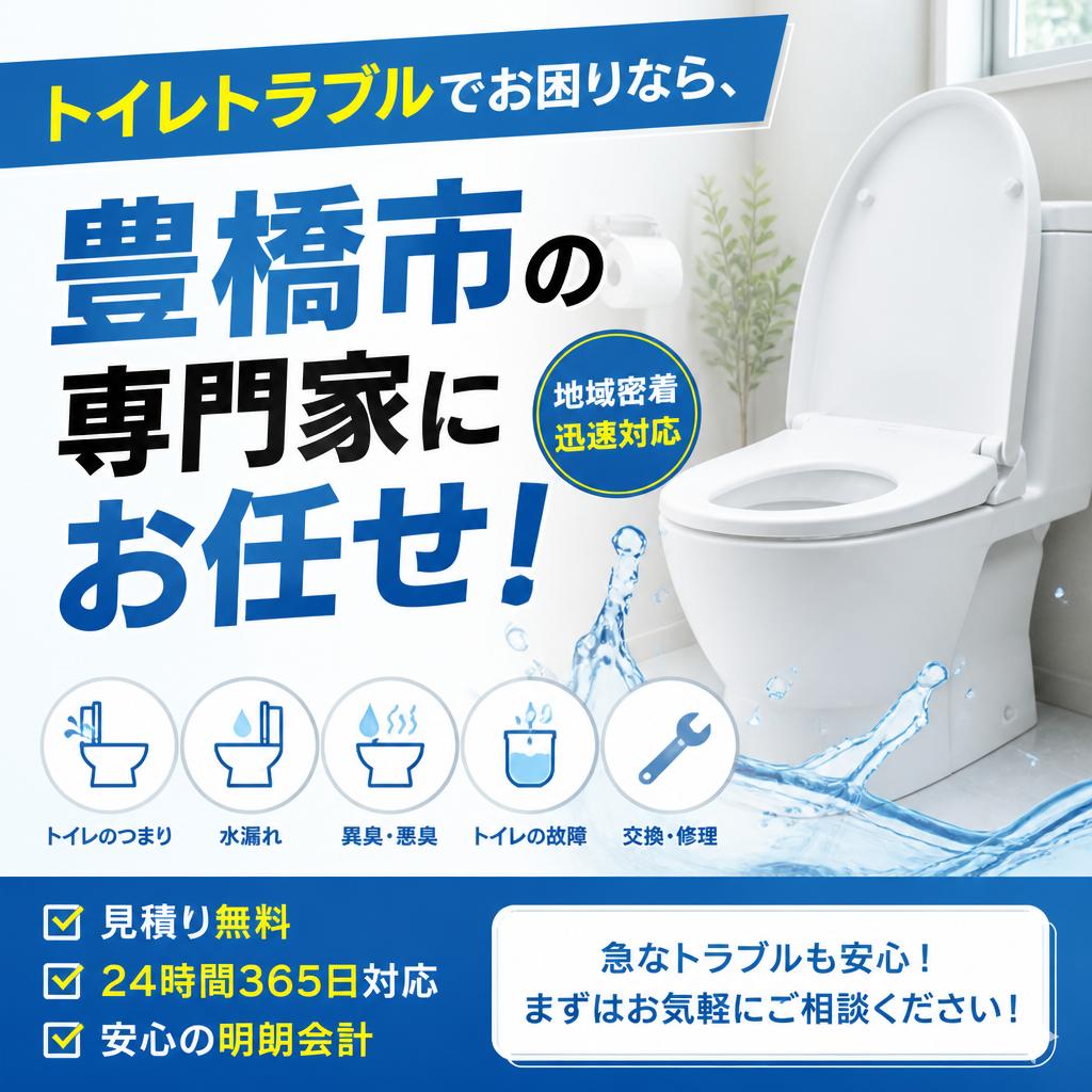 トイレトラブルでお困りなら、豊橋市の専門家にお任せ！