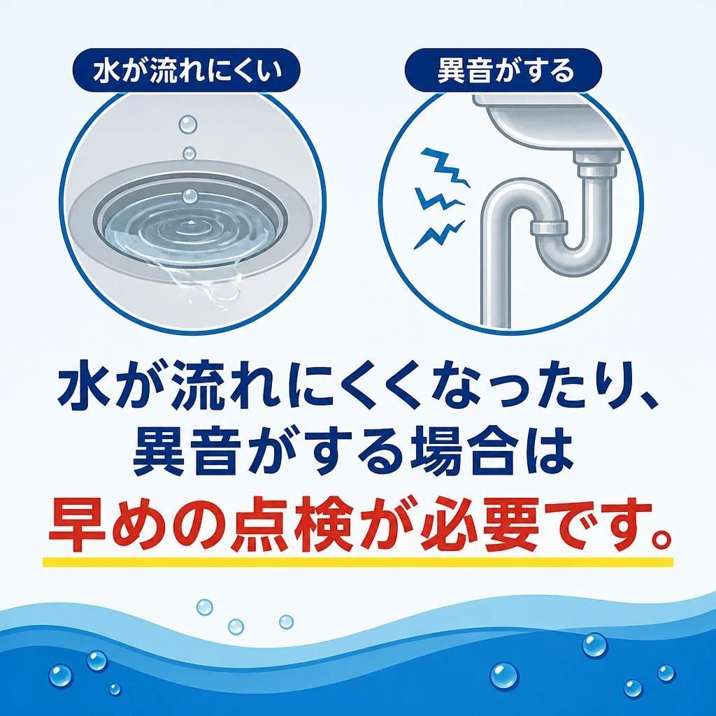 2. トイレトラブルの初期症状を見逃さない！