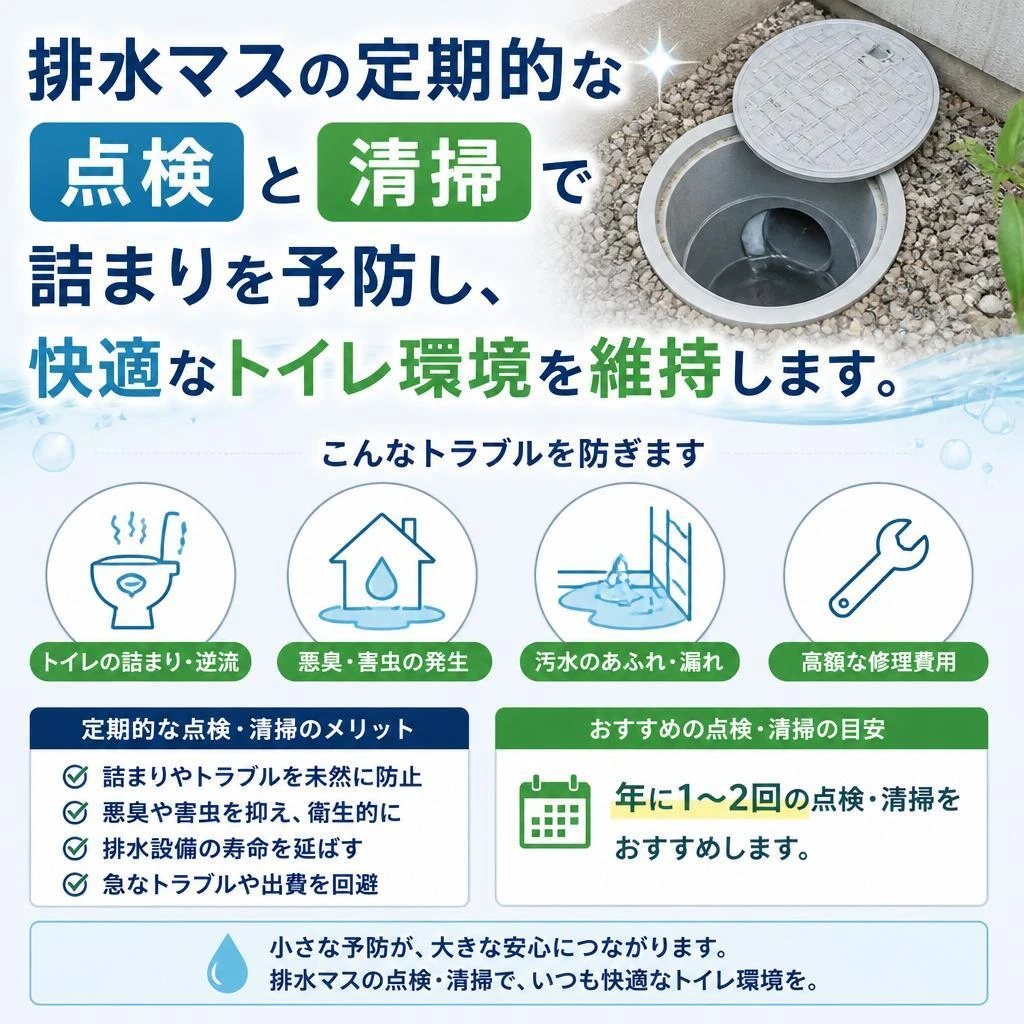 4. 排水マスの重要性とメンテナンス方法