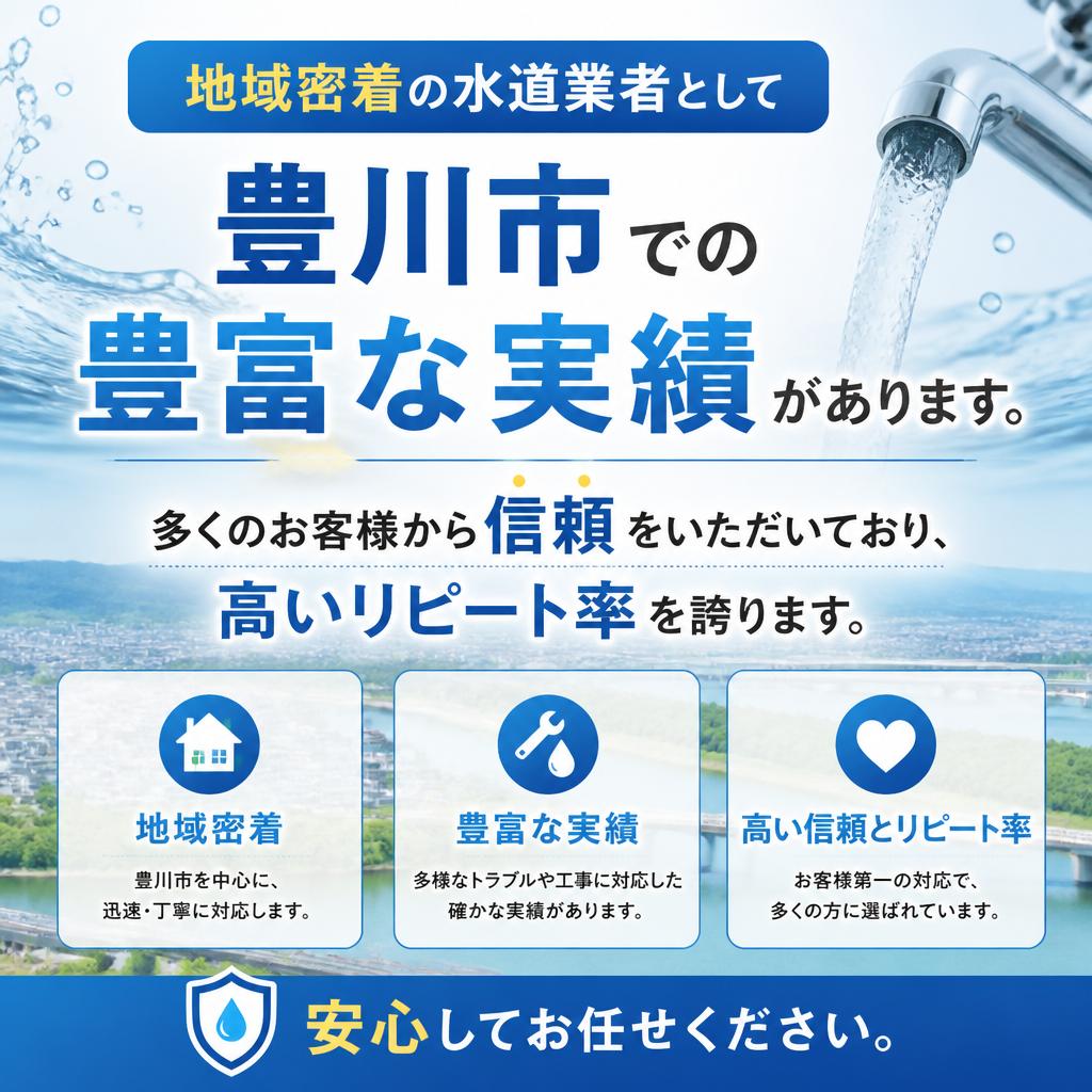 4. 実績と信頼のある水道業者