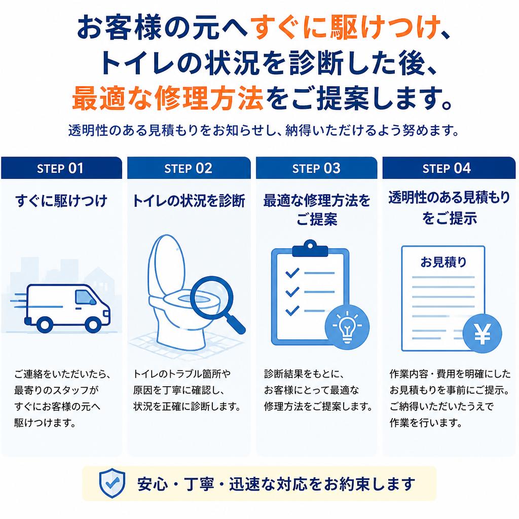 修理の流れ