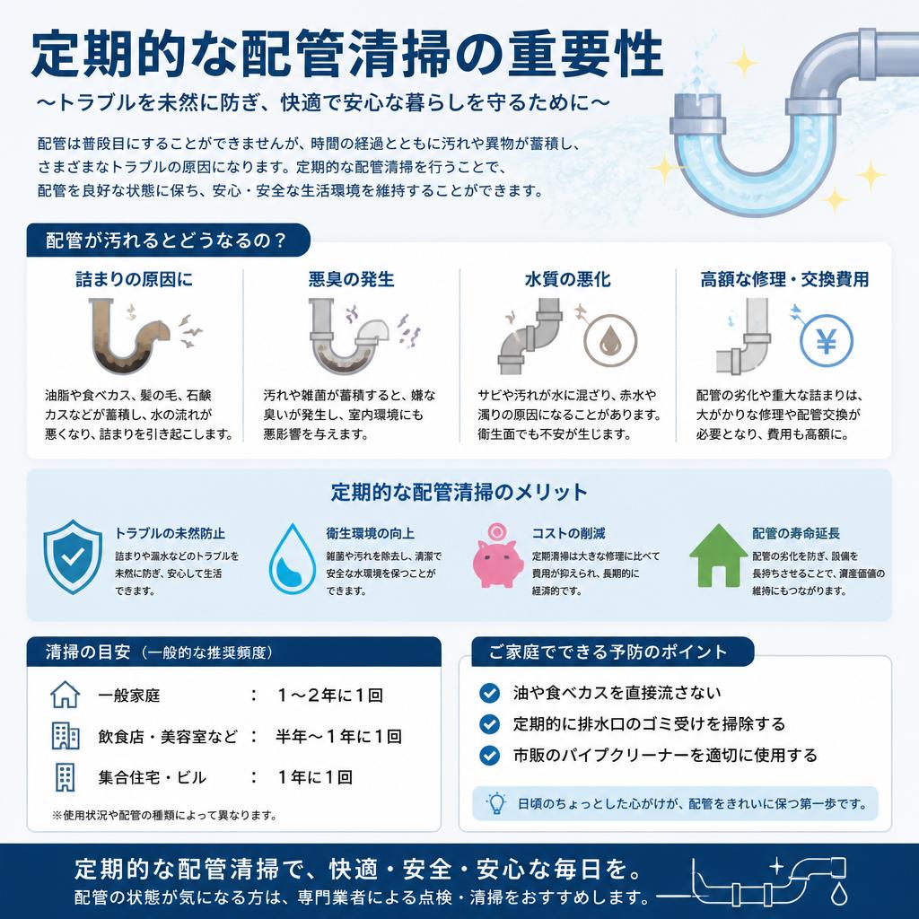 配管清掃の必要性