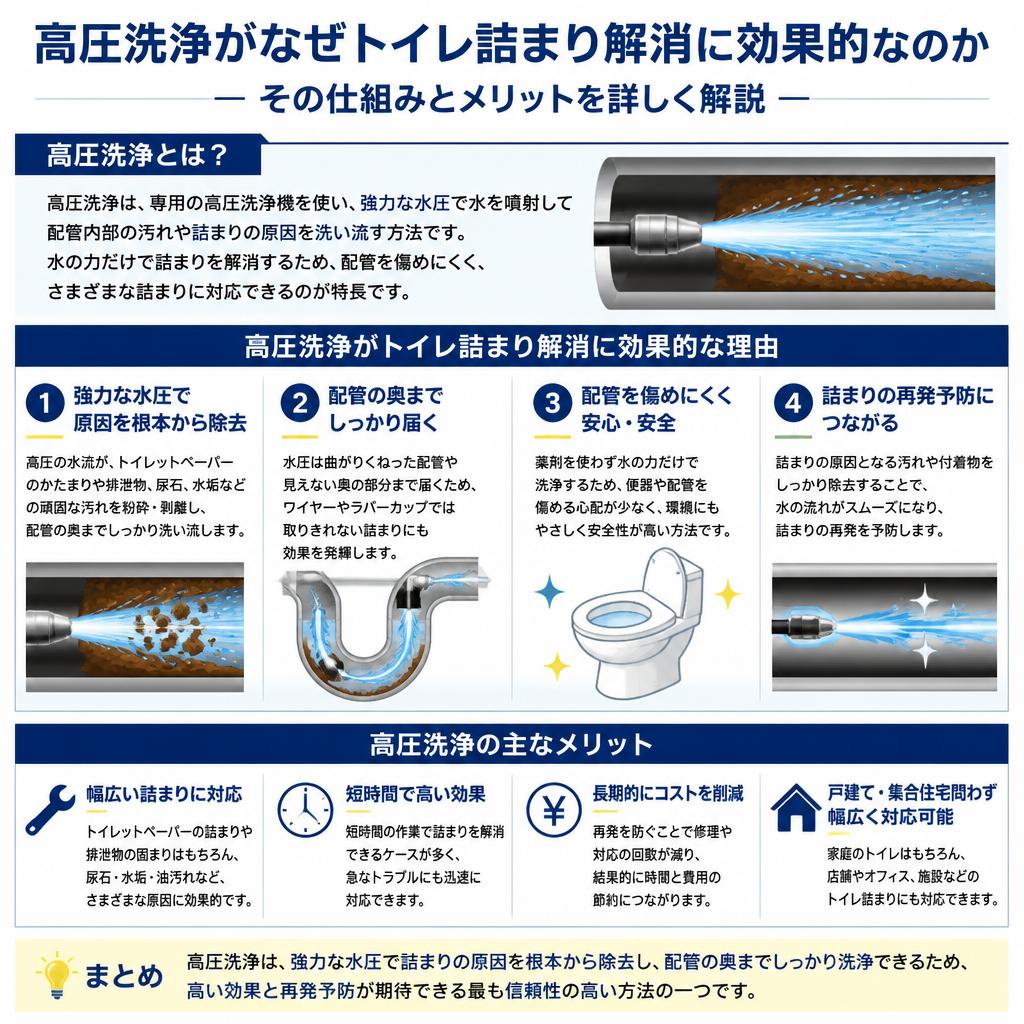 2. 高圧洗浄のメリット