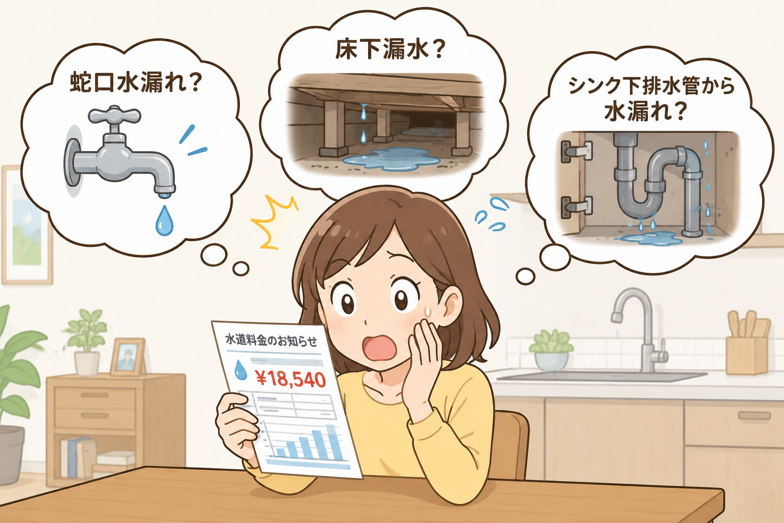 漏水調査後の安心サポート