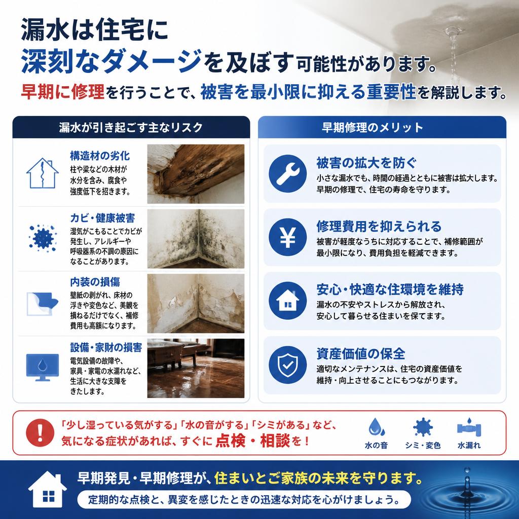 漏水修理の必要性