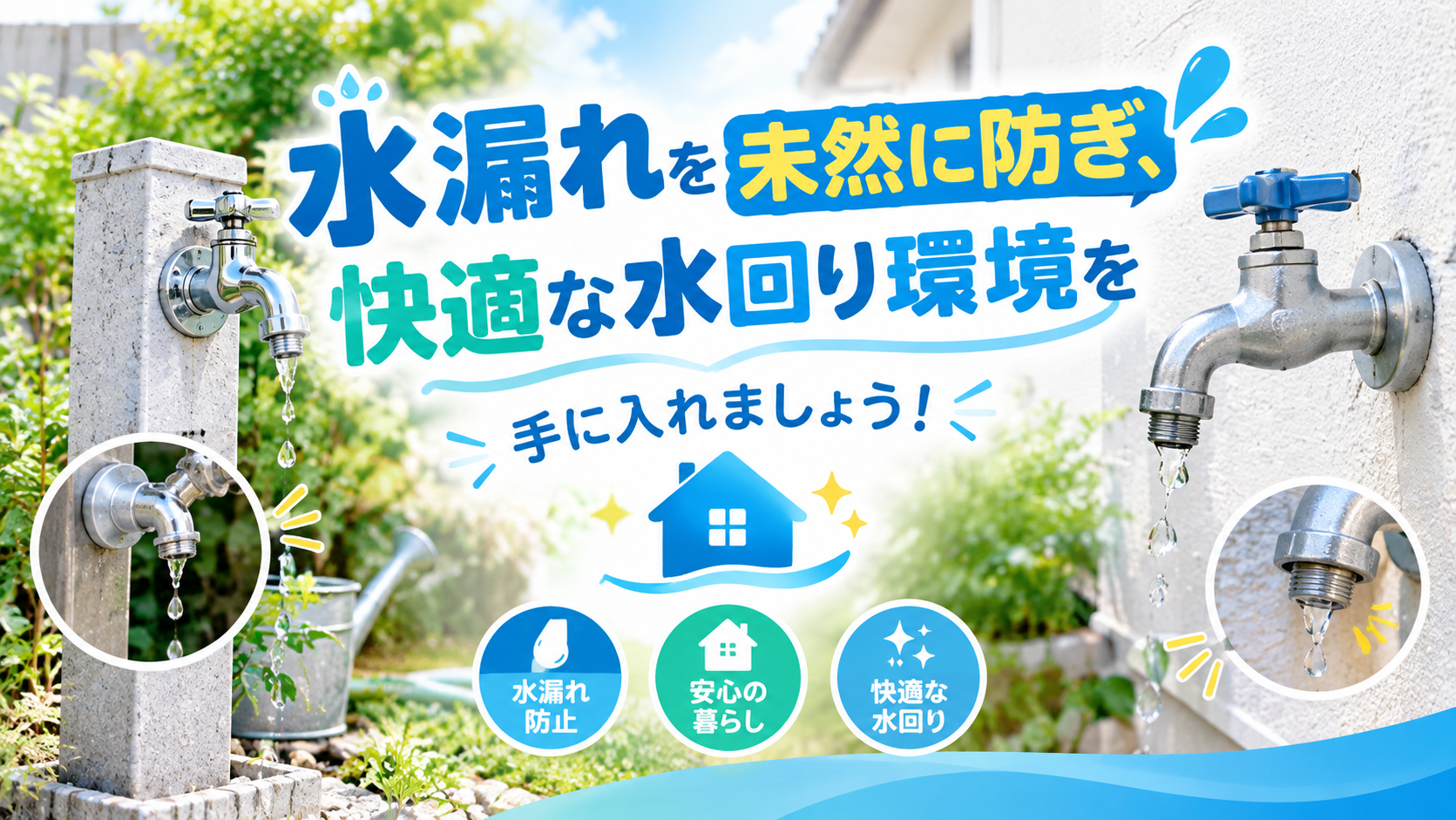 水漏れを未然に防ぎ、快適な水回り環境を手に入れましょう！