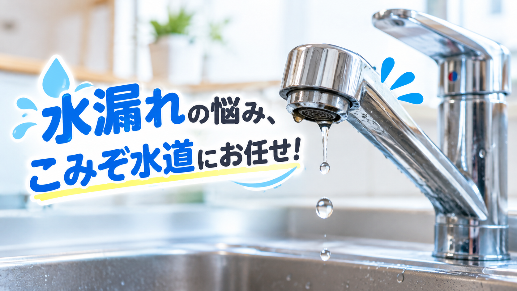 水漏れの悩み、当社にお任せ！