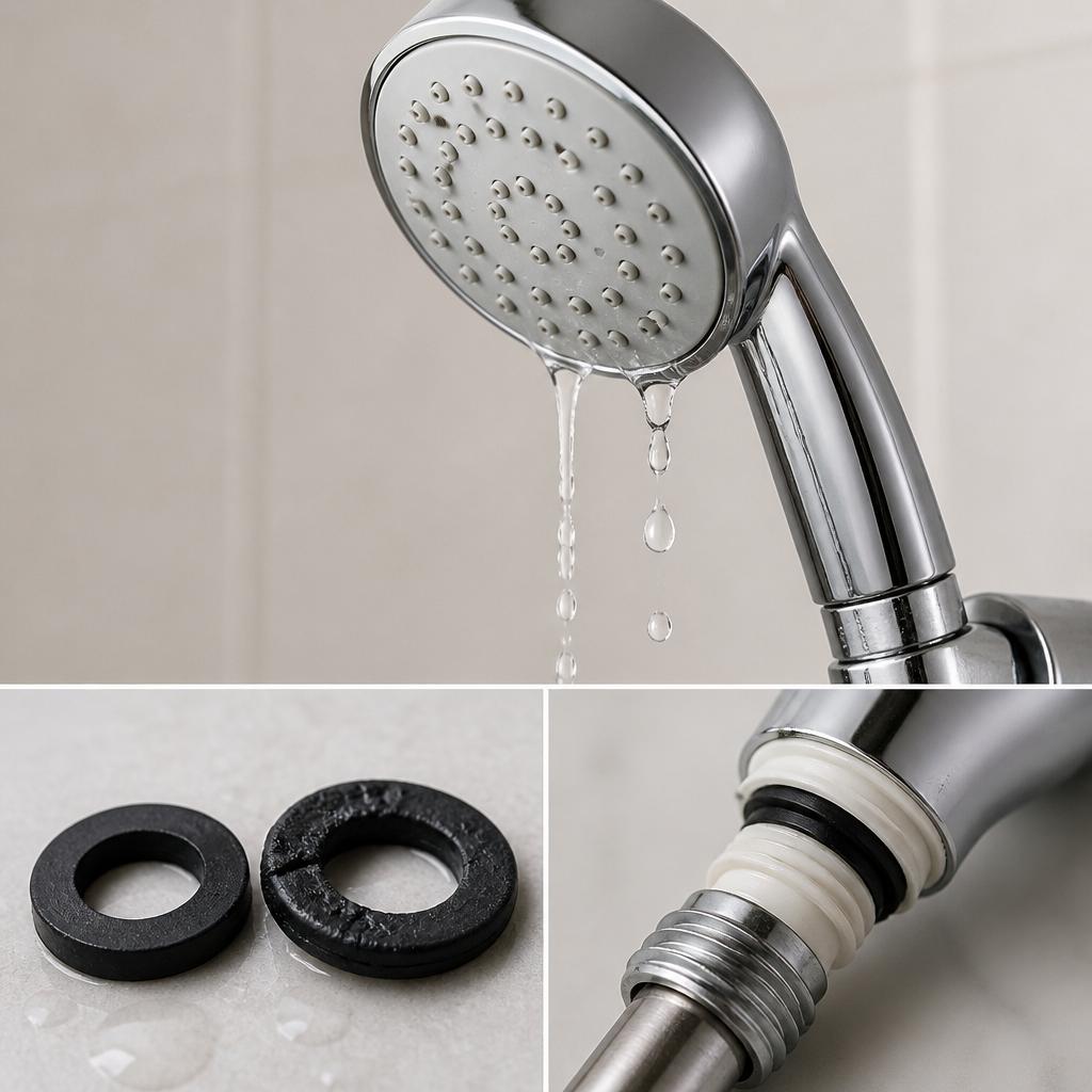 2. シャワーヘッドの水漏れ原因