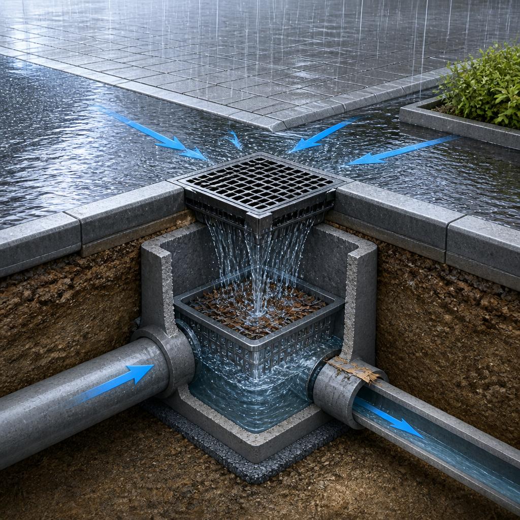 雨水マスの役割を知ろう