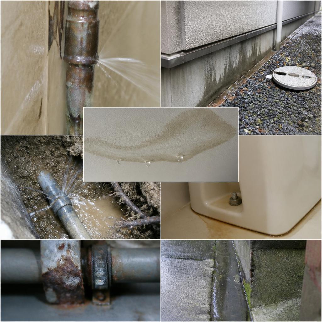 2. 豊橋市内での水漏れ事例