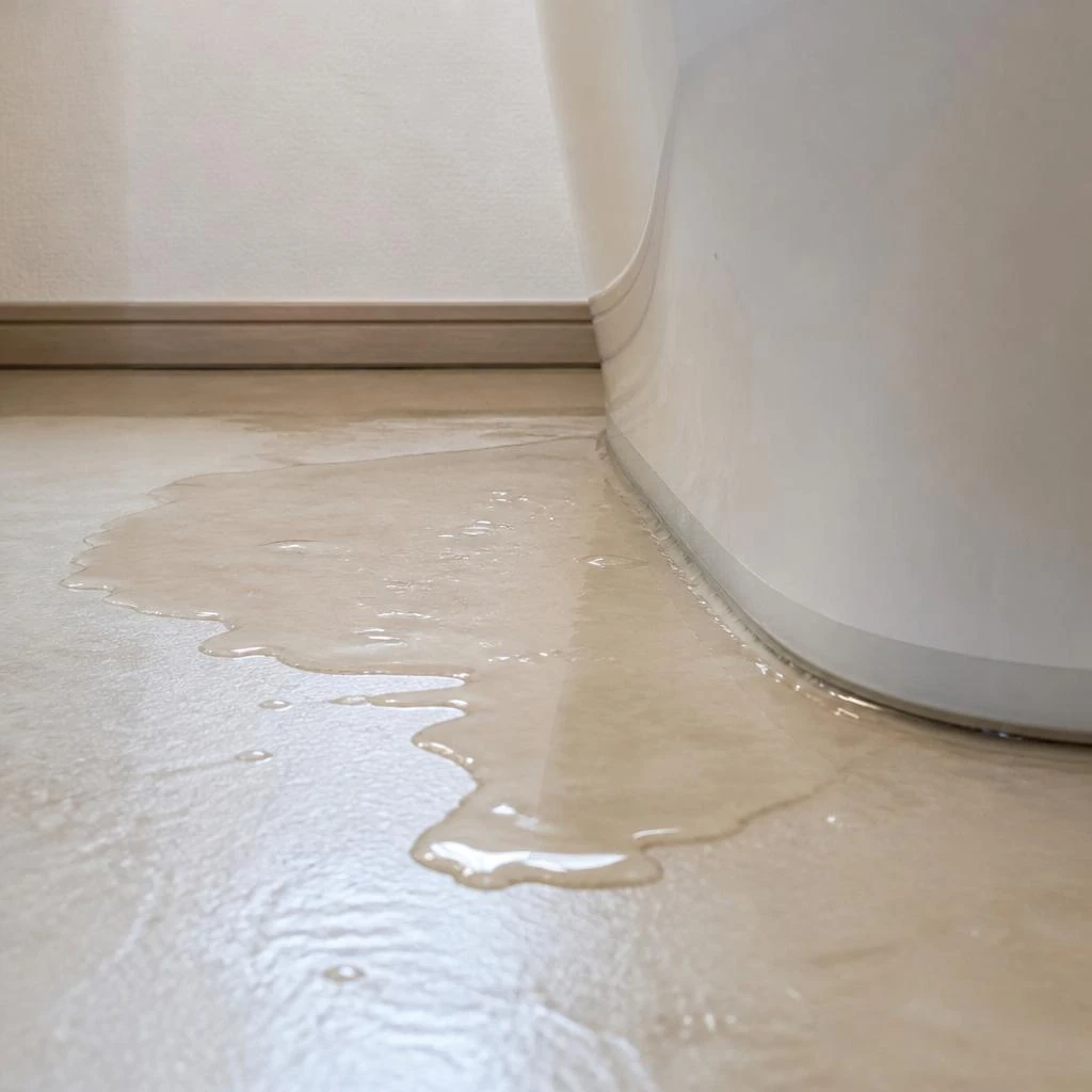 トイレの床の水漏れ、一刻も早く解決しましょう！