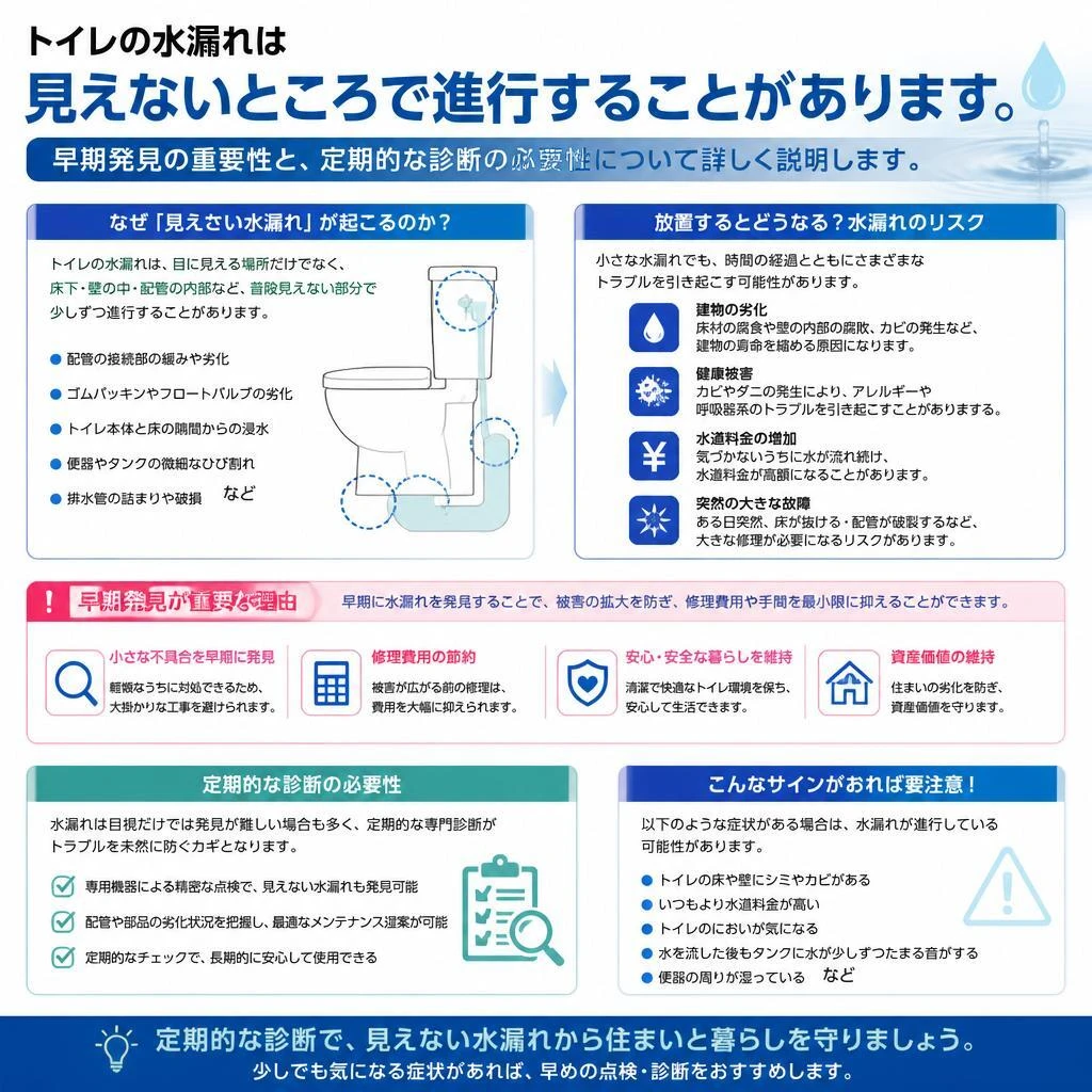 水漏れ診断の重要性